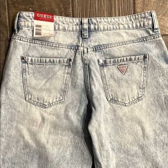 Guess Blue Flare Wide Leg Jeans - Picture 4 of 4